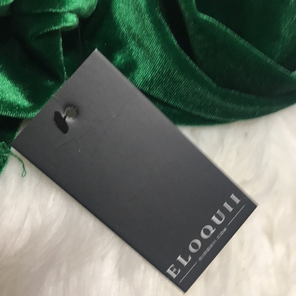 ELOQUIi Plus Sz Velvet Wrap Mini Dress Sz 18 - Picture 6 of 9